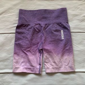 Gymshark Purple Ombré Seamless Shorts Size S